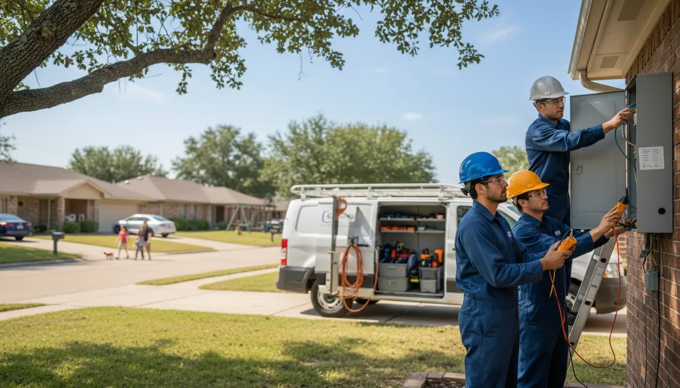 Certified electrician providing emergency electrical services in Issue, MD